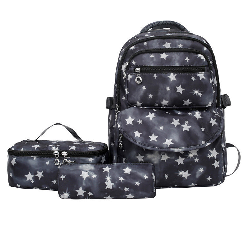 Three-piece Set Large Capacity Multifunctional Backpack