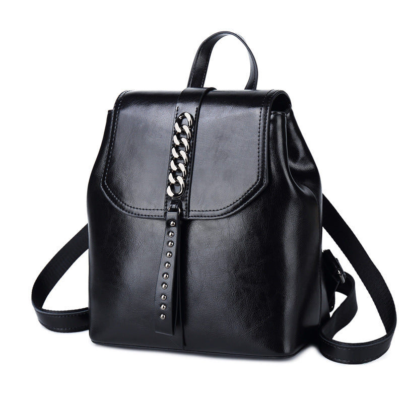 Leather Backpack Women Car Stitching Fashion Leather Casual Backpack Women Travel Backpack