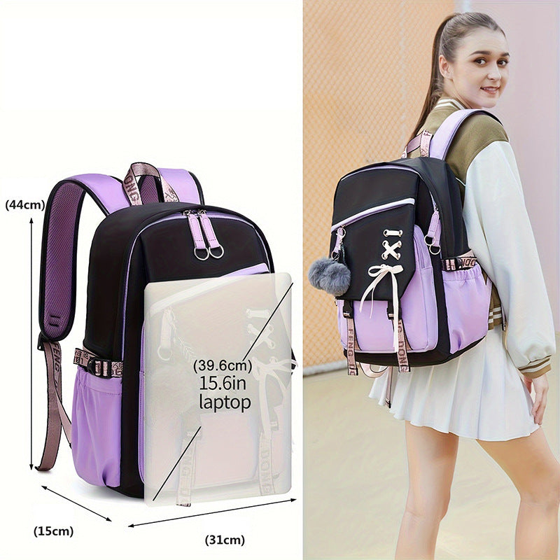 Girl's Bow Backpack