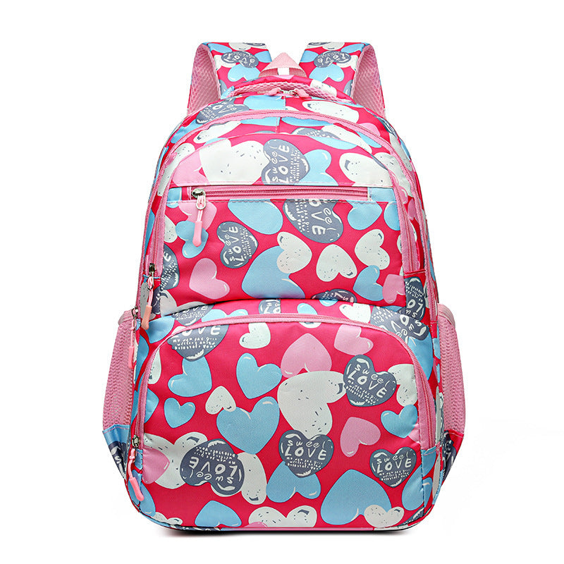 Heart Multicolor Backpack