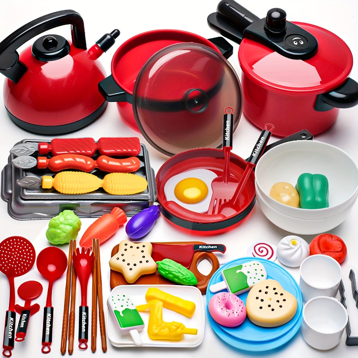 Children Realistic Cooking Playset