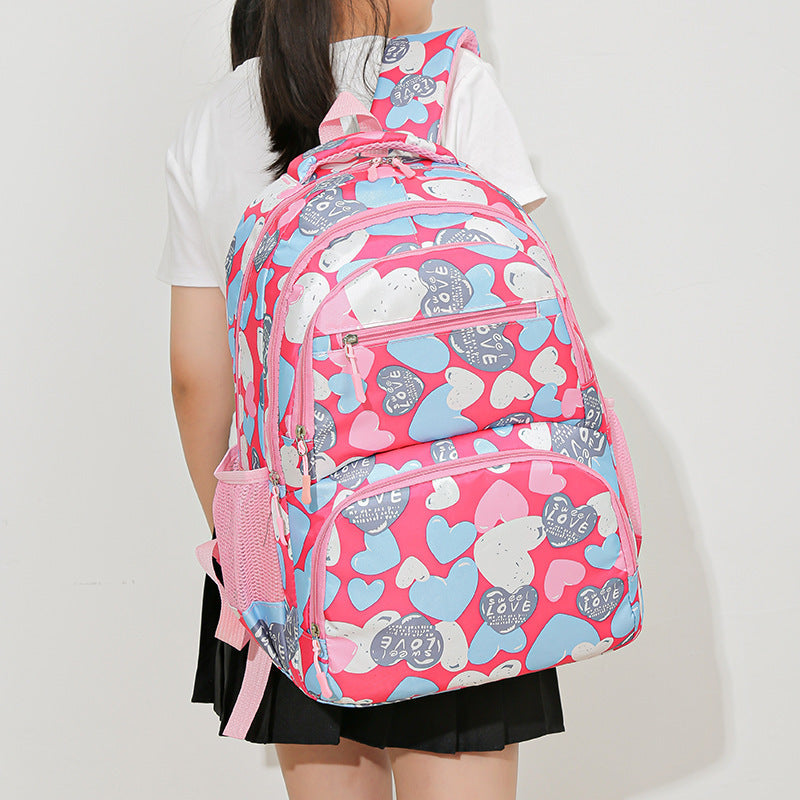 Heart Multicolor Backpack