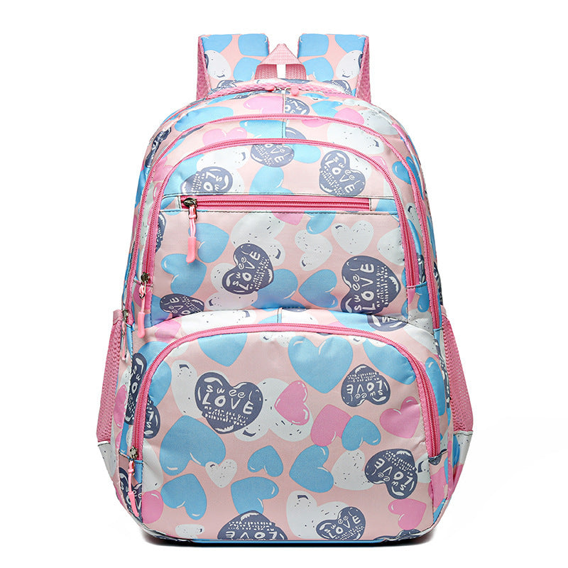 Heart Multicolor Backpack