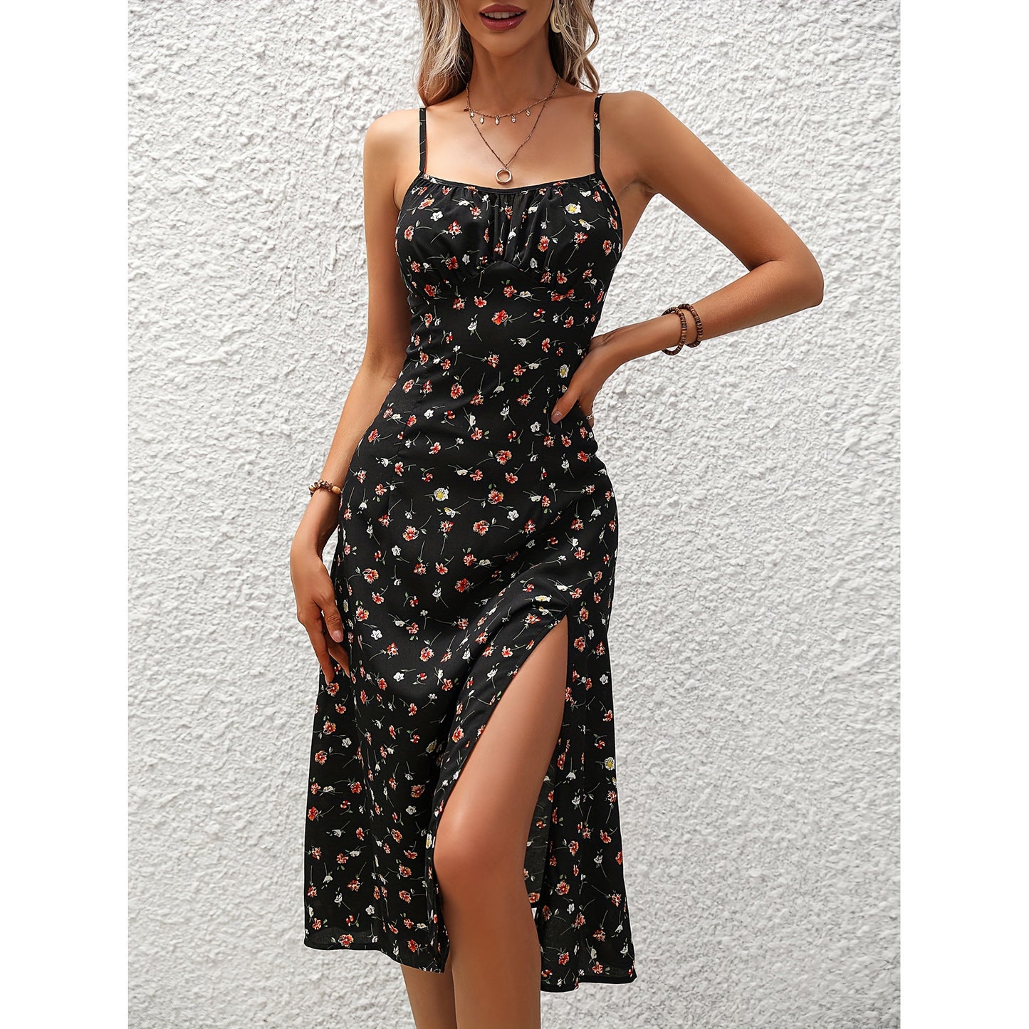 New Polka Dot Print Summer Dress