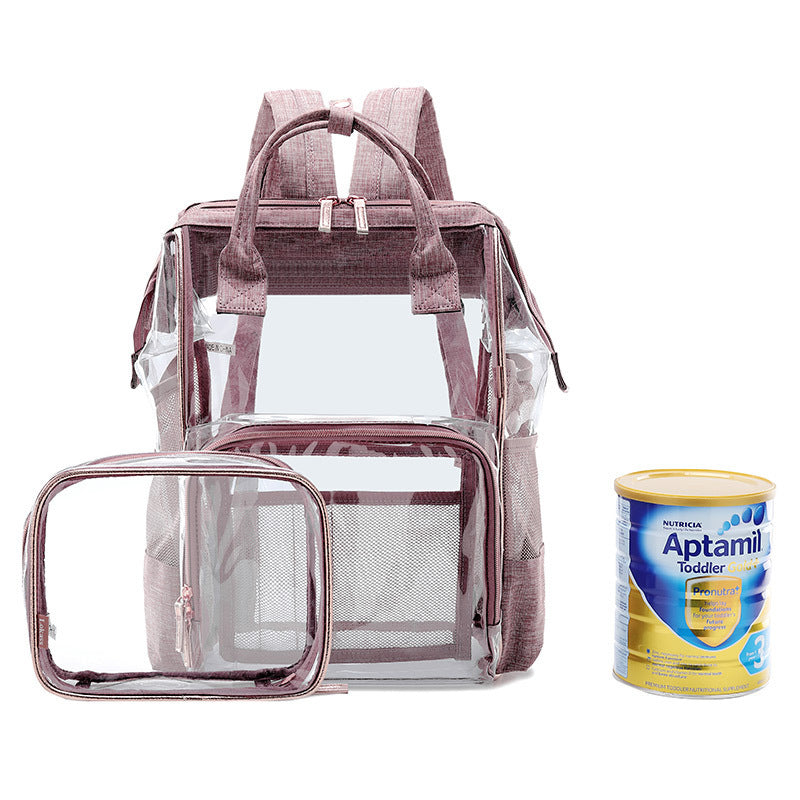 Transparent jelly backpack