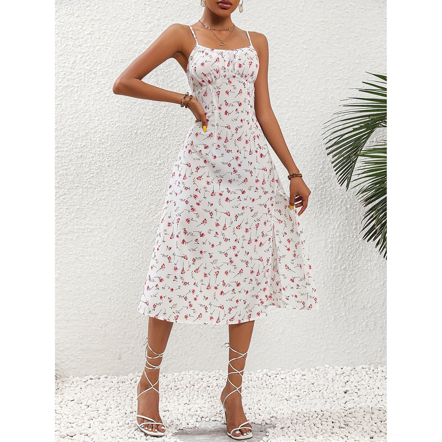 New Polka Dot Print Summer Dress