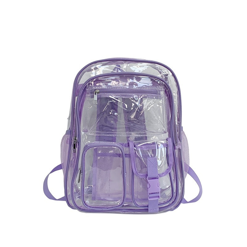 Transparent Large Capacity Student Schoolbag