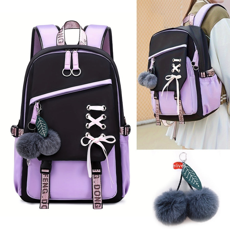 Girl's Bow Backpack