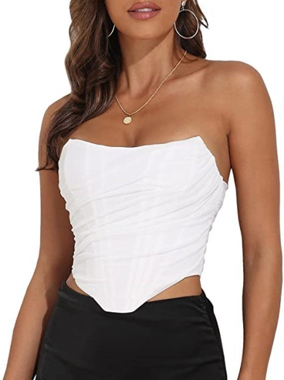 Women's Corset Solid Color