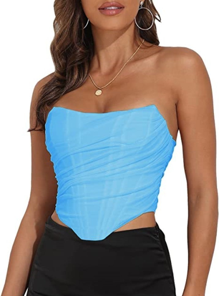 Women's Corset Solid Color