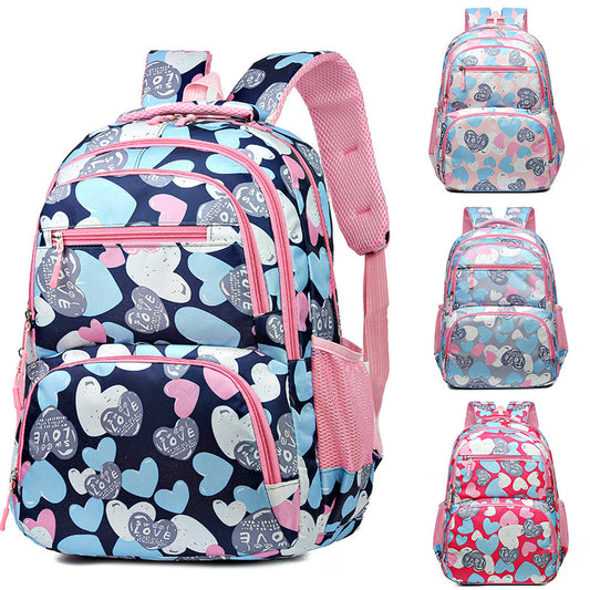 Heart Multicolor Backpack