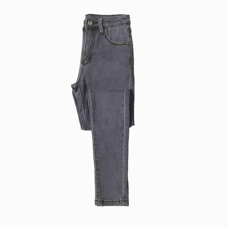 Women's Stretch Jeans With High Waist And Pencil Pants