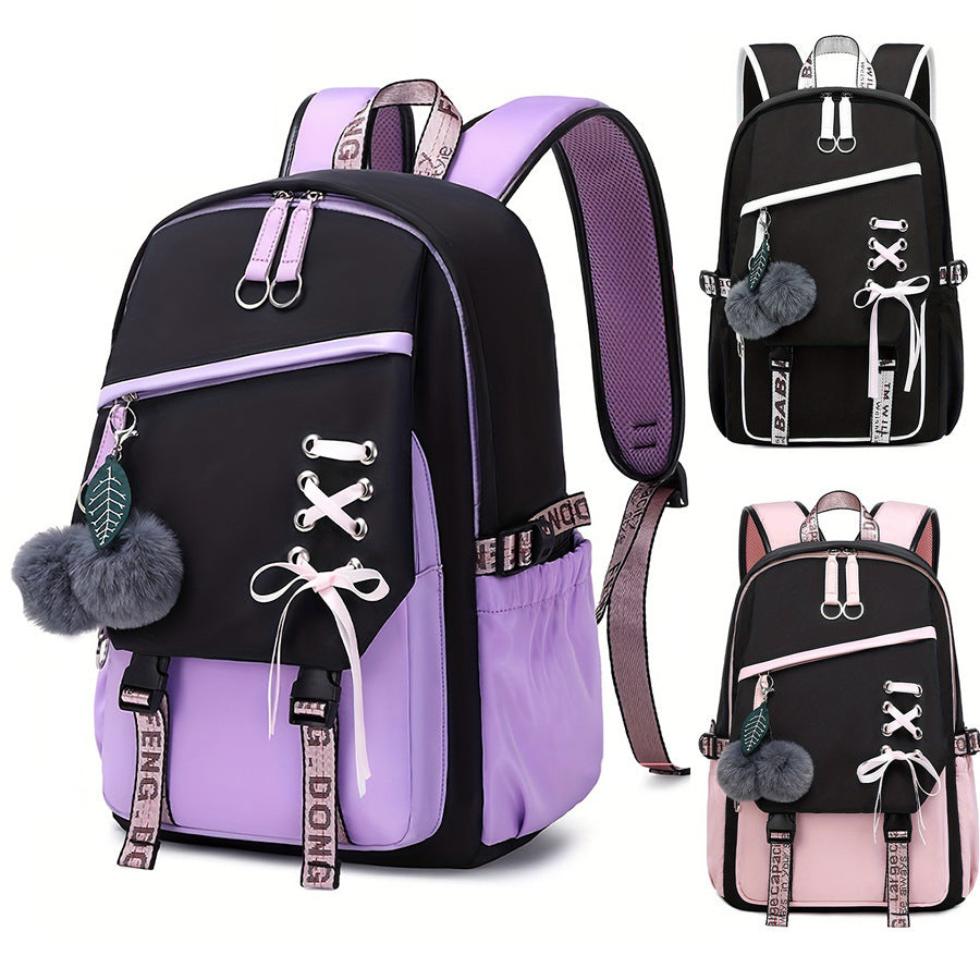 Girl's Bow Backpack